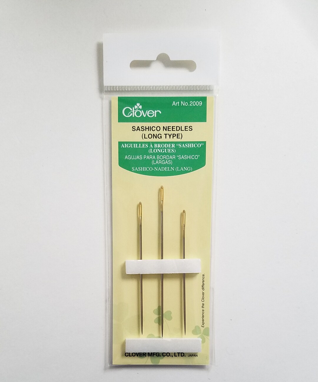 Clover Japan Sashiko Hand Stitching Needles 3 Needles Long Size Etsy
