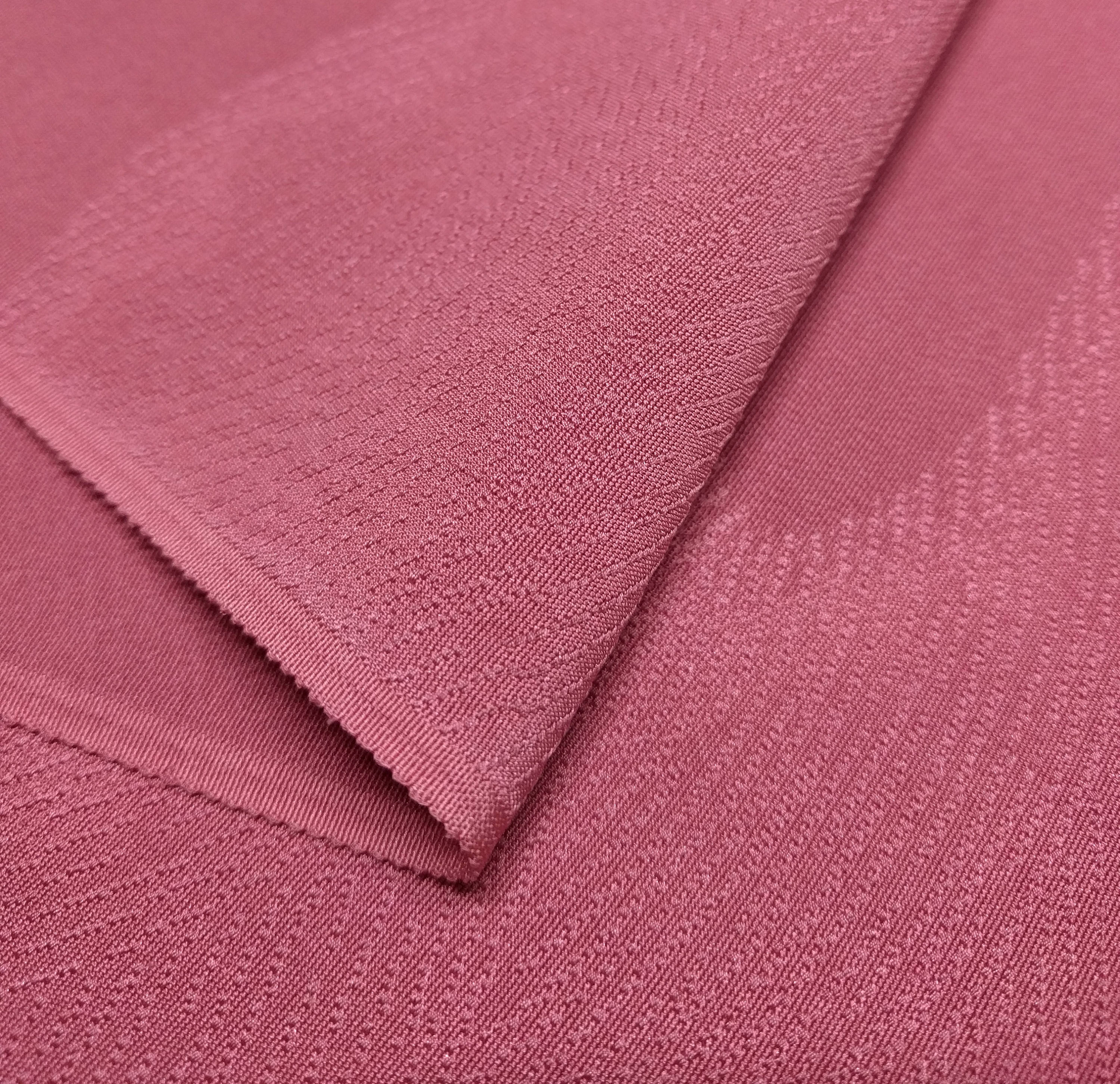 Mauvepink silk Kimono Fabric with woven cloud pattern by the yard