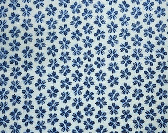 New Pattern: Sevenberry Shibori Blues collection - Sakura cherry blossoms over white