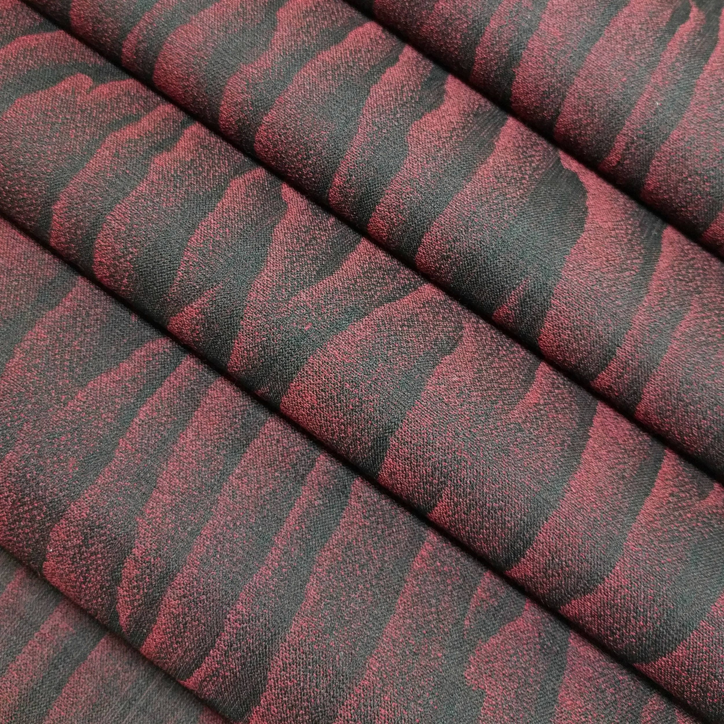 Reserved For Smstylist1 Vintage Black With Maroon Wood Grain Pattern Wool And Silk Kimono Fabric By The Yard Reserved For Smstylist1 Vintage Black With Maroon Wood Grain Pattern Wool And Silk Kimono Fabric By The Yard