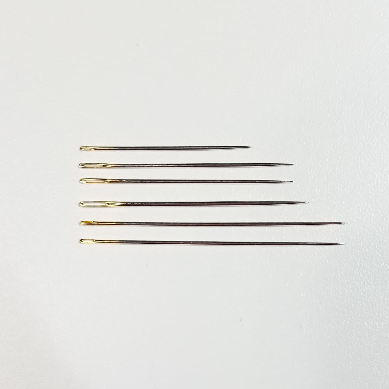 Daruma sashiko hand stitching needles 6 needles assorted sizes