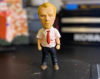 Shaun of the Dead custom resin figure