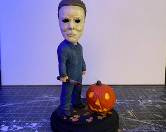 Micheal Myers custom figurine with removable base