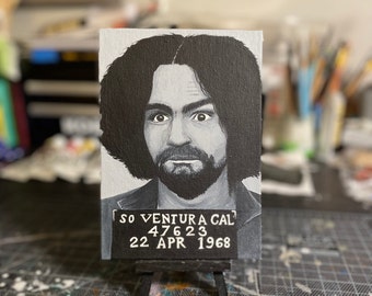 Charles Manson Painting