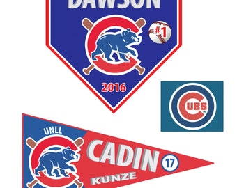 Little League Baseball Softball Team Banner Pennants pendants w/ grommets. Connect on the fence and gift to player at the end of the season!