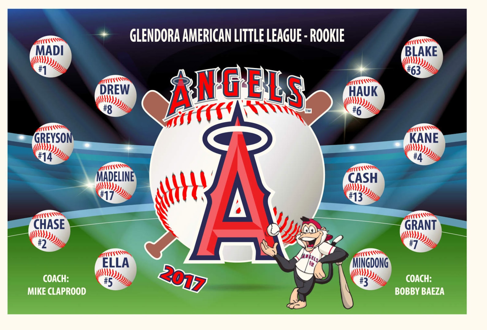 Little League Baseball and Softball Team Banners. Custom Photo Etsy