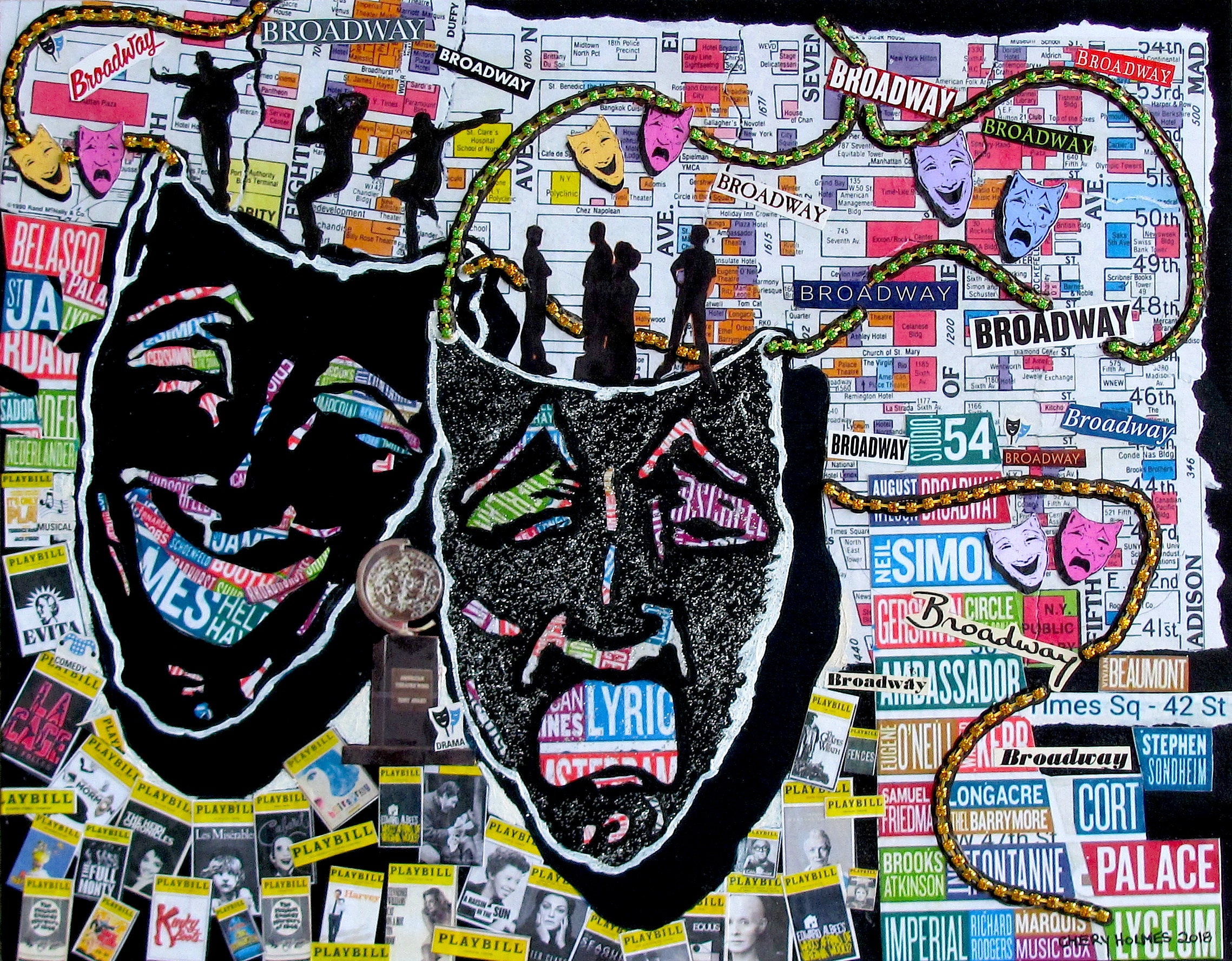 Broadway Theatre Mask Plays New York City Photographic Print Etsy Canada