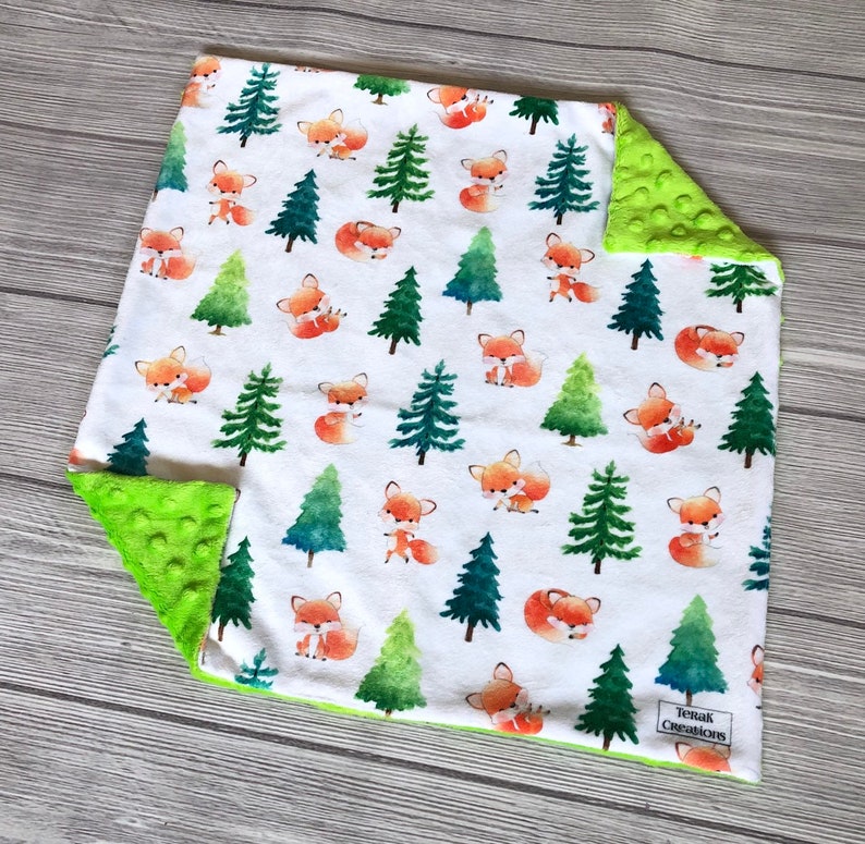 Download Baby Foxes Boy Lovey Baby Gift Woodland Lovey Fox Lovey 17x17 Security Blanket Girl Lovey Gender Neutral Lovey Minky Lovey Home Living Blankets Throws Kromasol Com