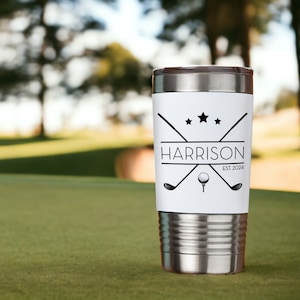 Gifts for Golfers Golf Tumbler Golfer Gifts for Men Golf Retirement Gifts Golf Personalized Gifts Golf Gifts for Dad Personalized Golf