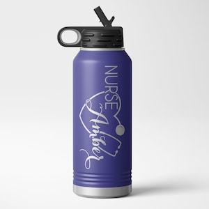 But Did You Die Nurse Life - Personalized Water Tracker Bottle