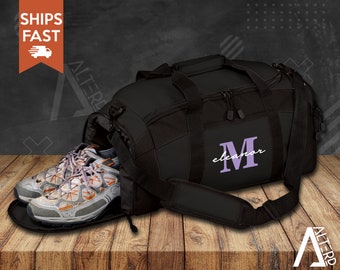 girl duffle bag with name