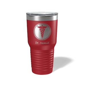 Personalized Doctor Tumbler, Personalized Doctor Gift, Personalized Doctor Graduation Gift, Doctor Personalized Gift, FREE SHIPPING