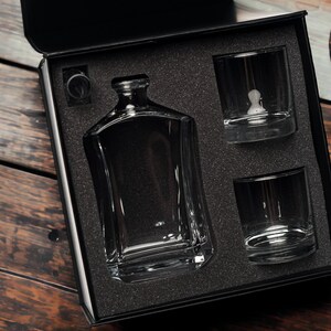 I Survived My Daughter's or Son's Wedding Engraved Whiskey Decanter Set Parents Wedding Gift from Bride and Groom | FREE SHIPPING image 4