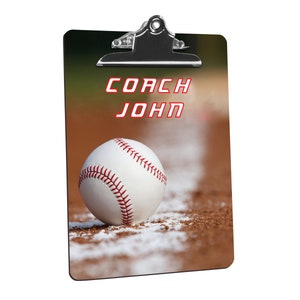 Softball Coach Gift for Men Personalized Softball Coach Clipboard Dry Erase Coach Thank You Gift End Of Season Baseball Gifts for Coaches Baseball