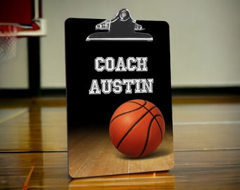 Basketball Coach Gift | Basketball Coach Clipboard | End of Basketball Season Gifts | Custom Basketball Gifts | Basketball Coach Thank You