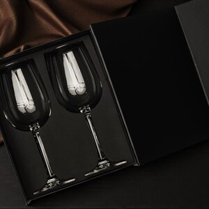 50th Anniversary Gift Married in 1976 Anniversary Gifts by Year Personalized Anniversary Gifts Anniversary Glasses Engraved Decanter Set image 2