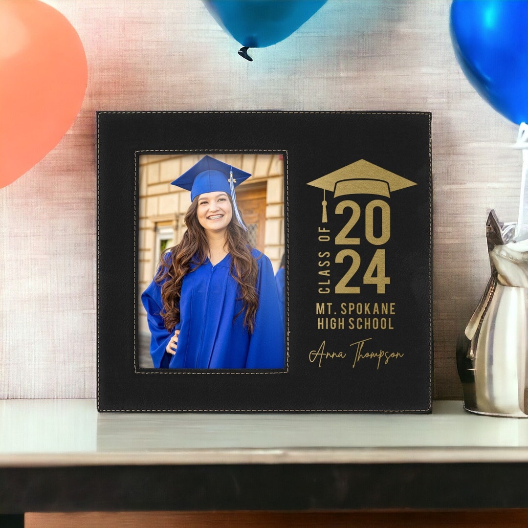 Graduation Picture Frame 2024 Personalized Graduation Photo Class of