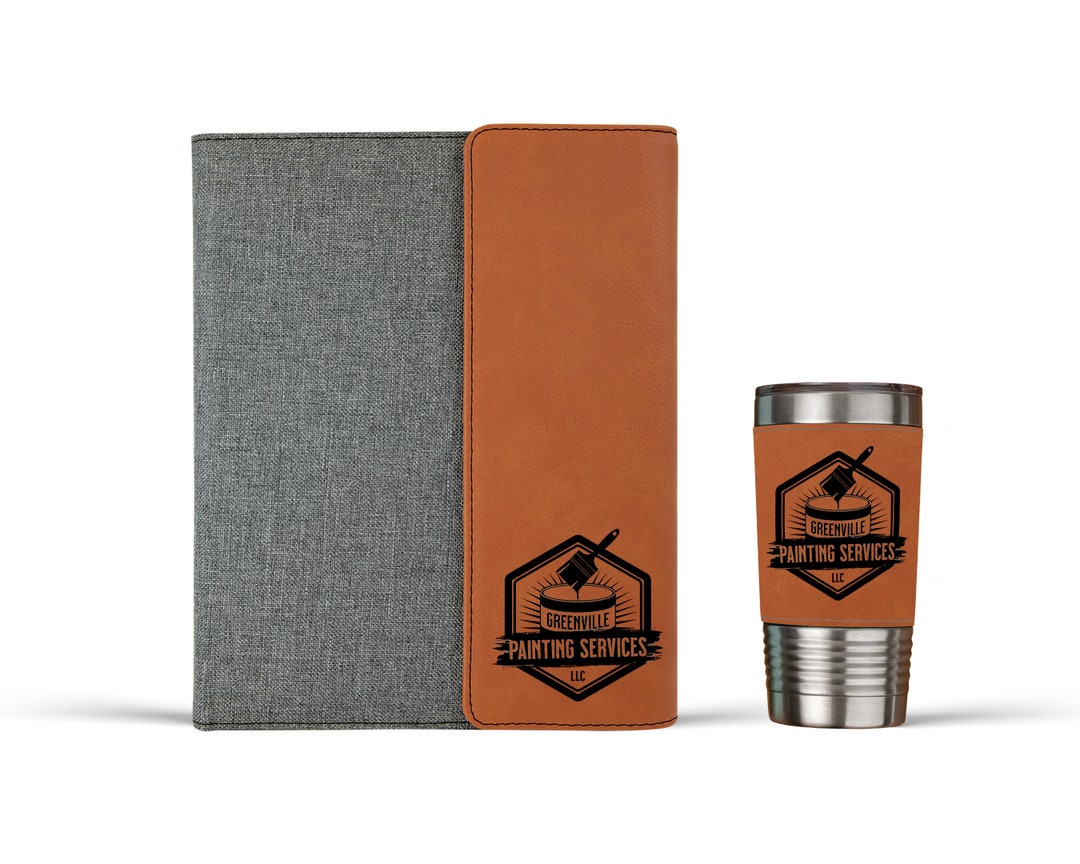 Personalized Leather Portfolio, Painter Gift, Contractor Gift, Painter