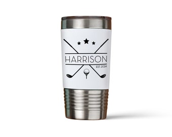 Golf Gifts for Dad Personalized Golf Gifts for Golfers Golf Tumbler Golfer Gifts for Men Golf Retirement Gifts Golf Personalized Gifts