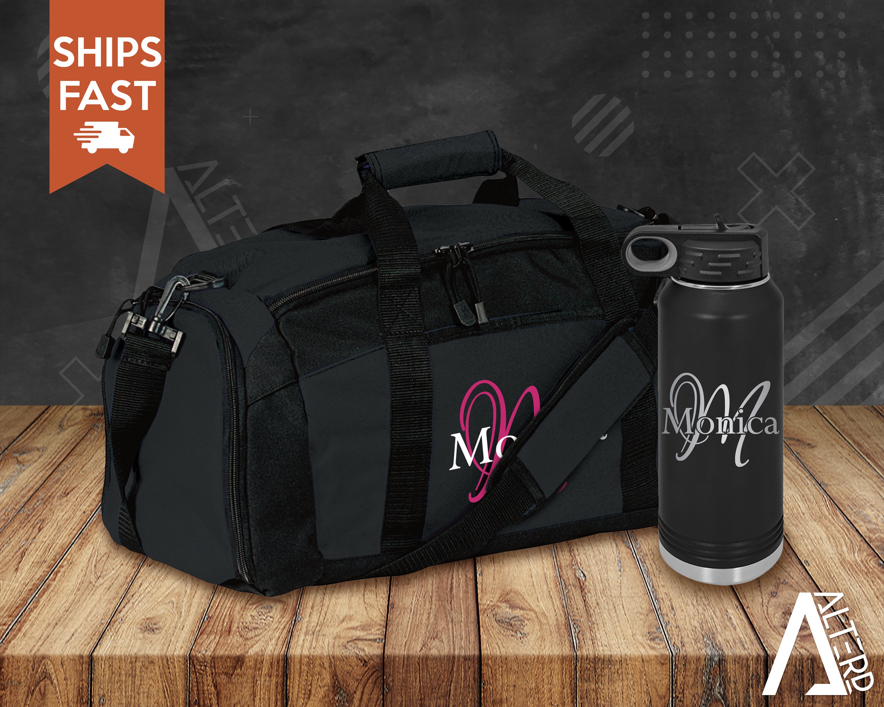 Personalized Gym Bag Overnight Bag for Girls Personalized Etsy