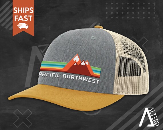 Pacific Northwest Hat Rainbow Mountain 