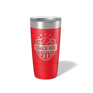 Baseball Coach Gifts, Softball Coach Gift, Assistant Coach, Engraved Tumbler, End of Season Baseball Coach Thank You Gift | FREE SHIPPING