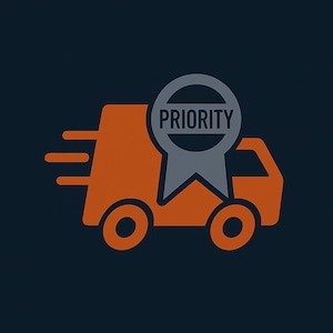 RUSH SHIPPING upgrade to USPS Priority Mail 2-3 day shipping service