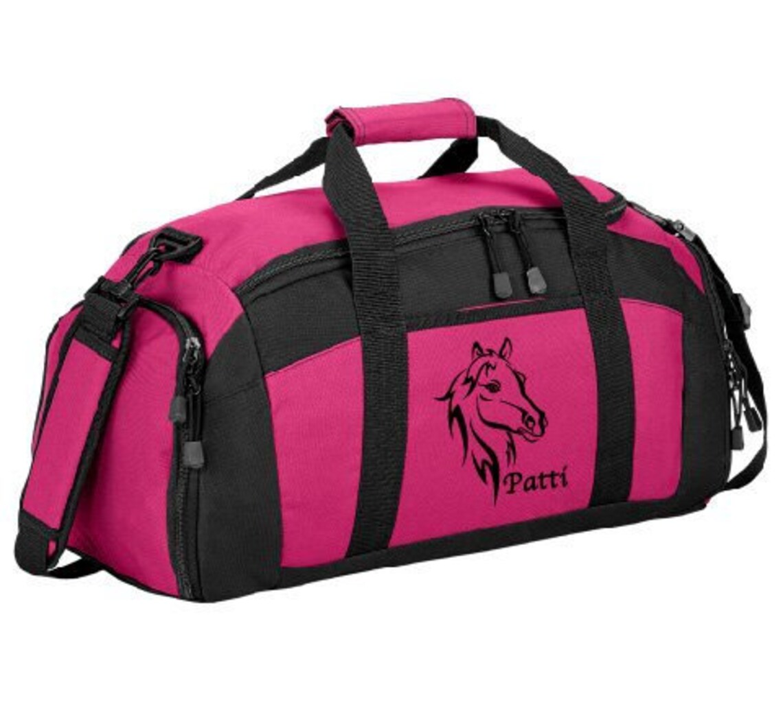 Horse Duffel Bag Equestrian Bag Equestrian Gifts Equestrian Etsy