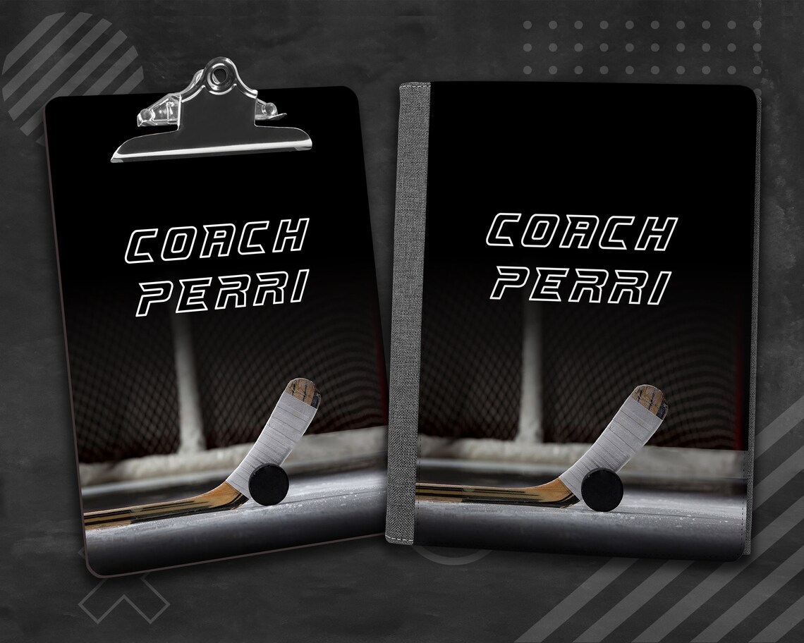 Hockey Hockey Coach Gifts Custom Coach Clipboard Hockey Etsy