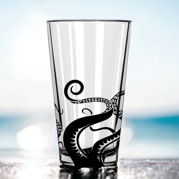 Kraken Glass Kraken Gift Release the Kraken Octopus Glass Octopus Gifts Nautical Gifts for Men Nautical Glass