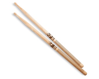 Personalized Flames Drumsticks Custom Engraved Pair of 5A Hickory Wooden Drum Sticks with Your Custom Message Gifts for Drummers