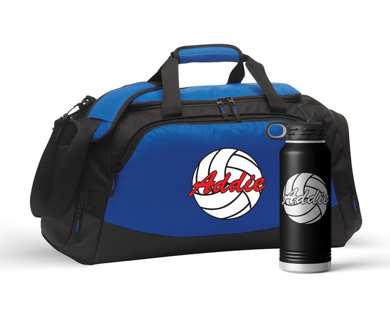 Volleyball Bag Personalized Volleyball Gifts for Girls Volleyball Water Bottle Volleyball Player Gift Volleyball Team Gifts FREE SHIPPING Royal Blue