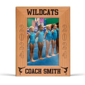 Gymnastics Coach Gift Gymnastics Picture Frame Personalized Coach Frame Coach Gifts Gymnastics Coach Thank You Gifts Gymnast Gift