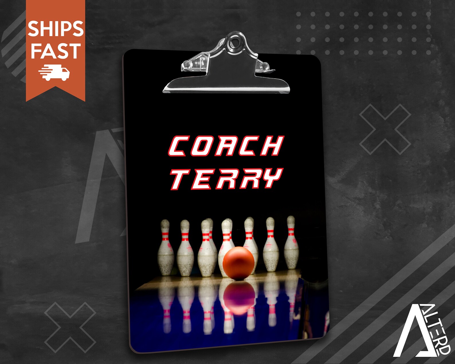 Bowling Bowling Coach Bowling pins Bowling clipboard Etsy