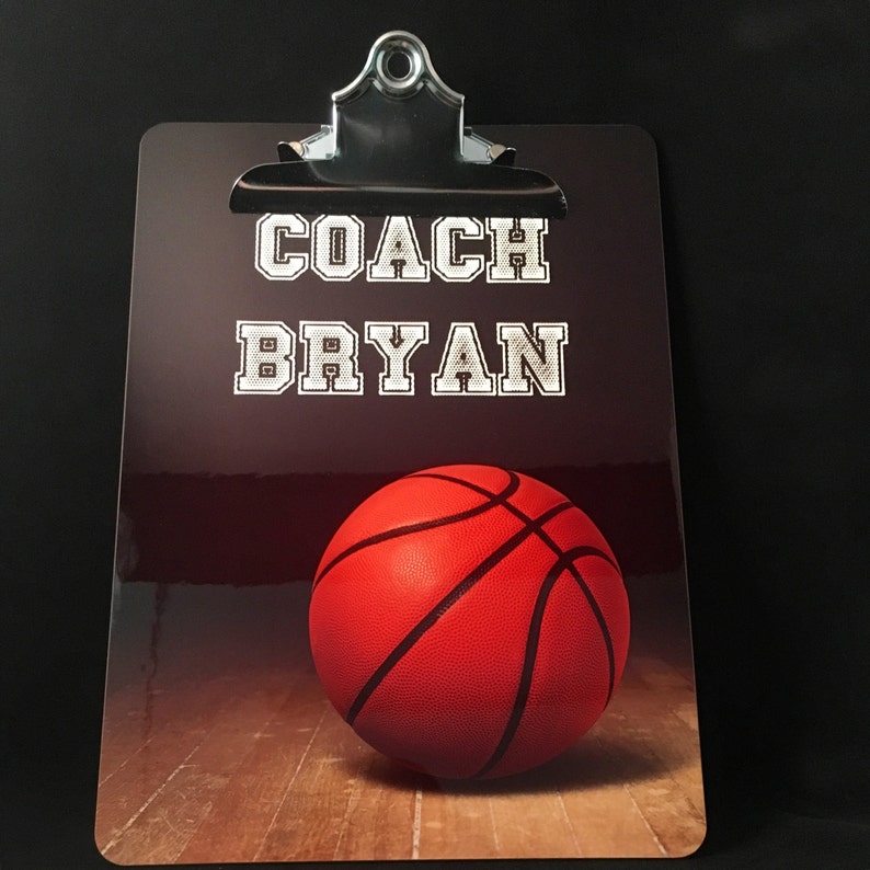 Basketball basketball coach gifts Custom clipboard Etsy