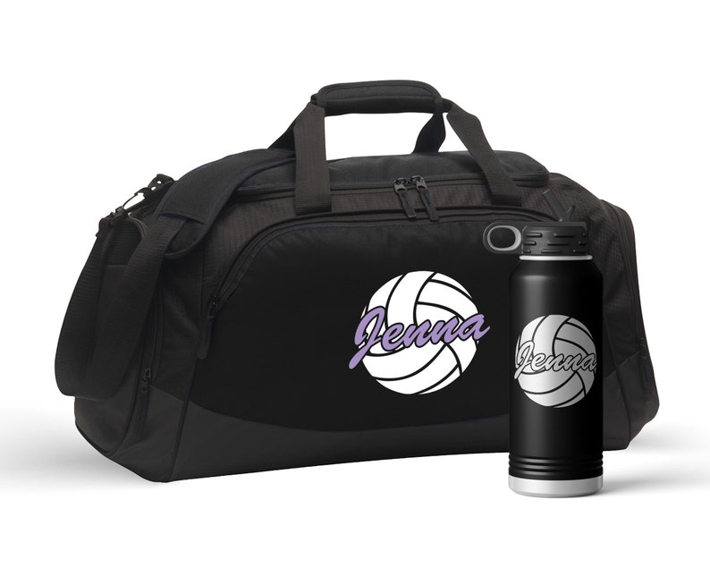 Volleyball Bag Personalized Volleyball Gifts for Girls Volleyball Water Bottle Volleyball Player Gift Volleyball Team Gifts FREE SHIPPING image 2