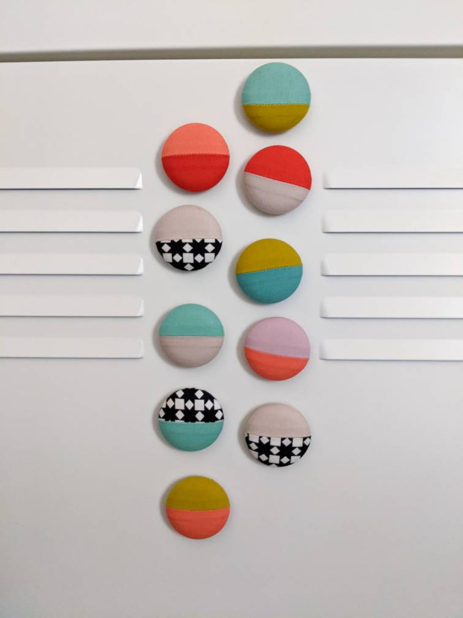 Bright Fabric Set of 4 6 or 10 Etsy