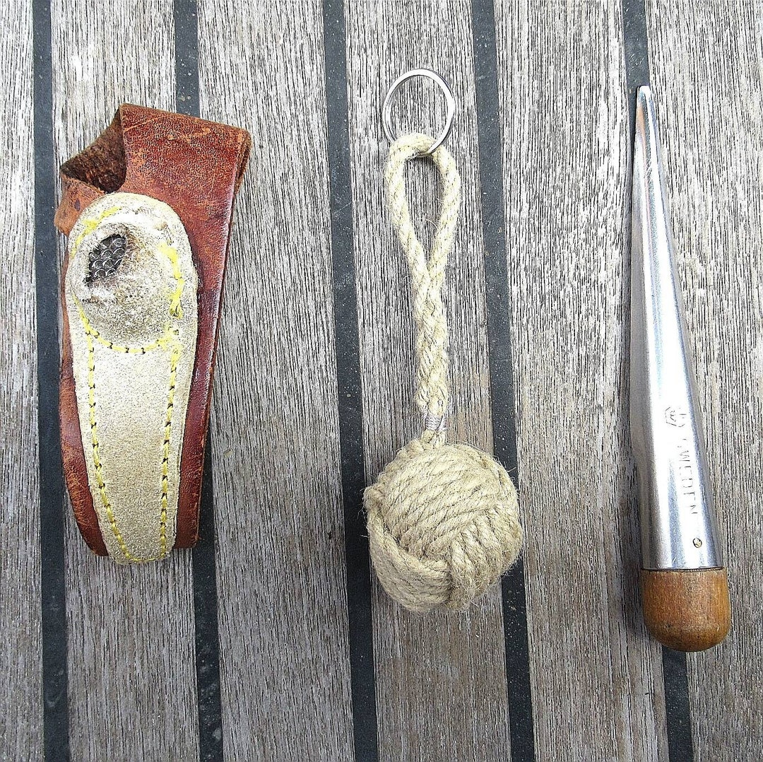 Rope Knot Key Ring Nautical Knot and Splice Gift for a Etsy