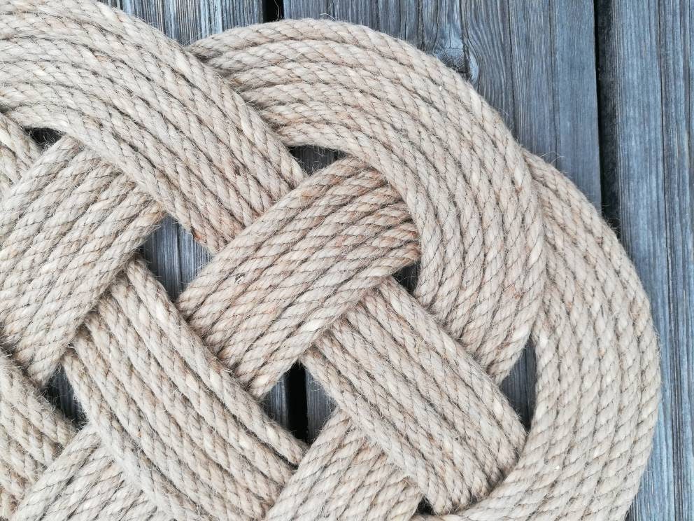 Rustic Jute Rope Door Mat 19 X 12 Inches. best for Indoor or Etsy