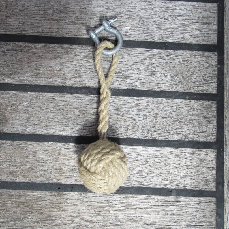 Rope Knot Key Ring Nautical Knot and splice Gift for a Etsy