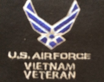 Airforce Vietnam Veteran Embroidered Sweat Shirt