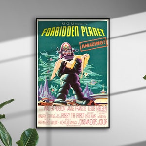 Forbidden Planet Movie Poster Masterprint - Item # VAREVCMMDFOPLEC015 -  Posterazzi