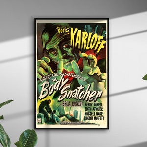 Vintage Poster The body snatcher hollywood movie art print