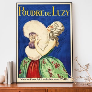 Vintage Cosmetics Advertising Poster, Retro French Advertising Print, Leonetto Cappiello Art Nouveau Wall Art