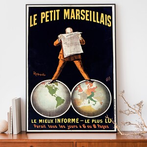 Vintage Werbeplakat, Jugendstil französischer Druck, Leonetto Cappiello Plakat