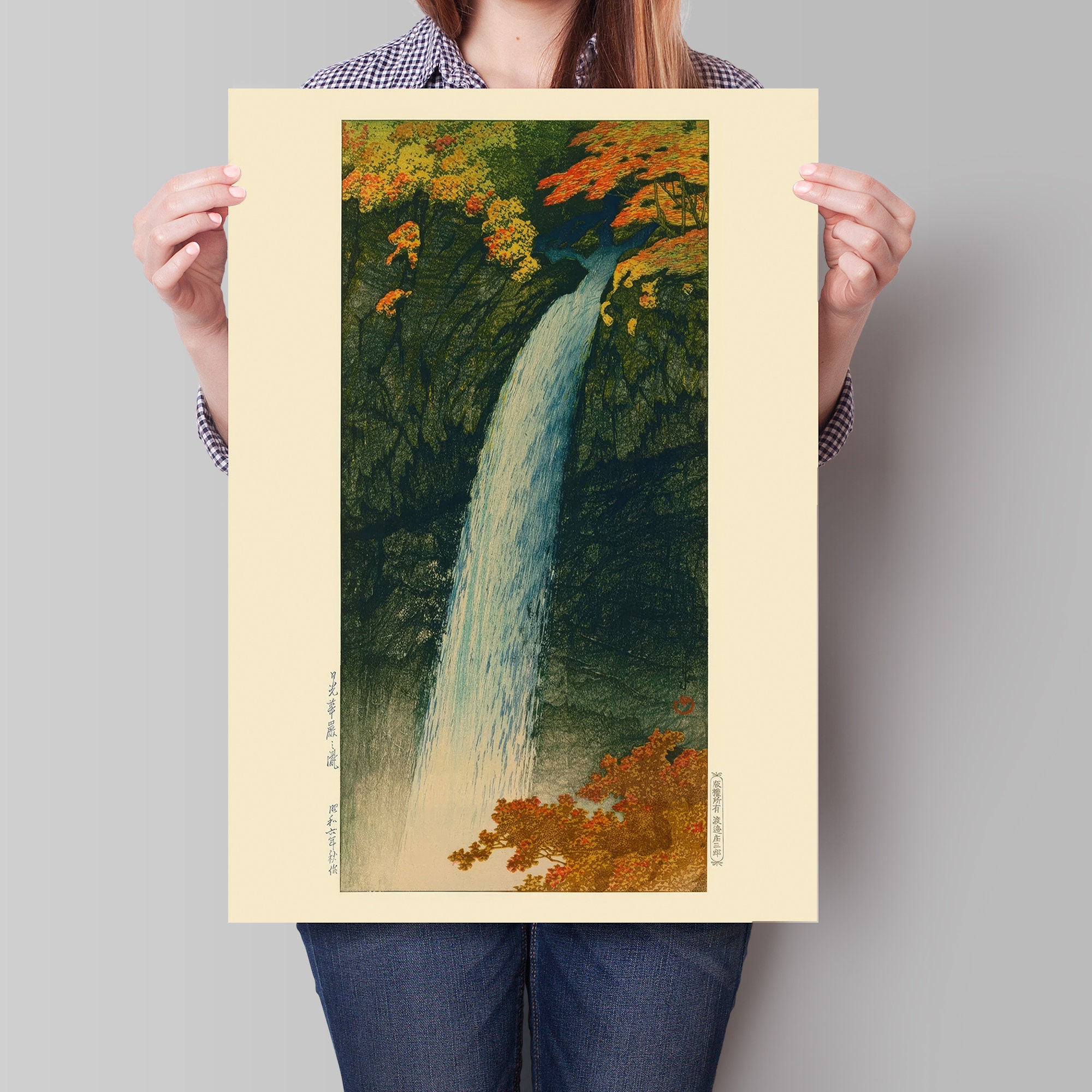 木版画『Beautiful day 』 Japanese Art Print 