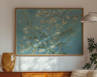 Almond Blossom by Vincent van Gogh, Famous Impressionist Floral Print, Classic Wall Art