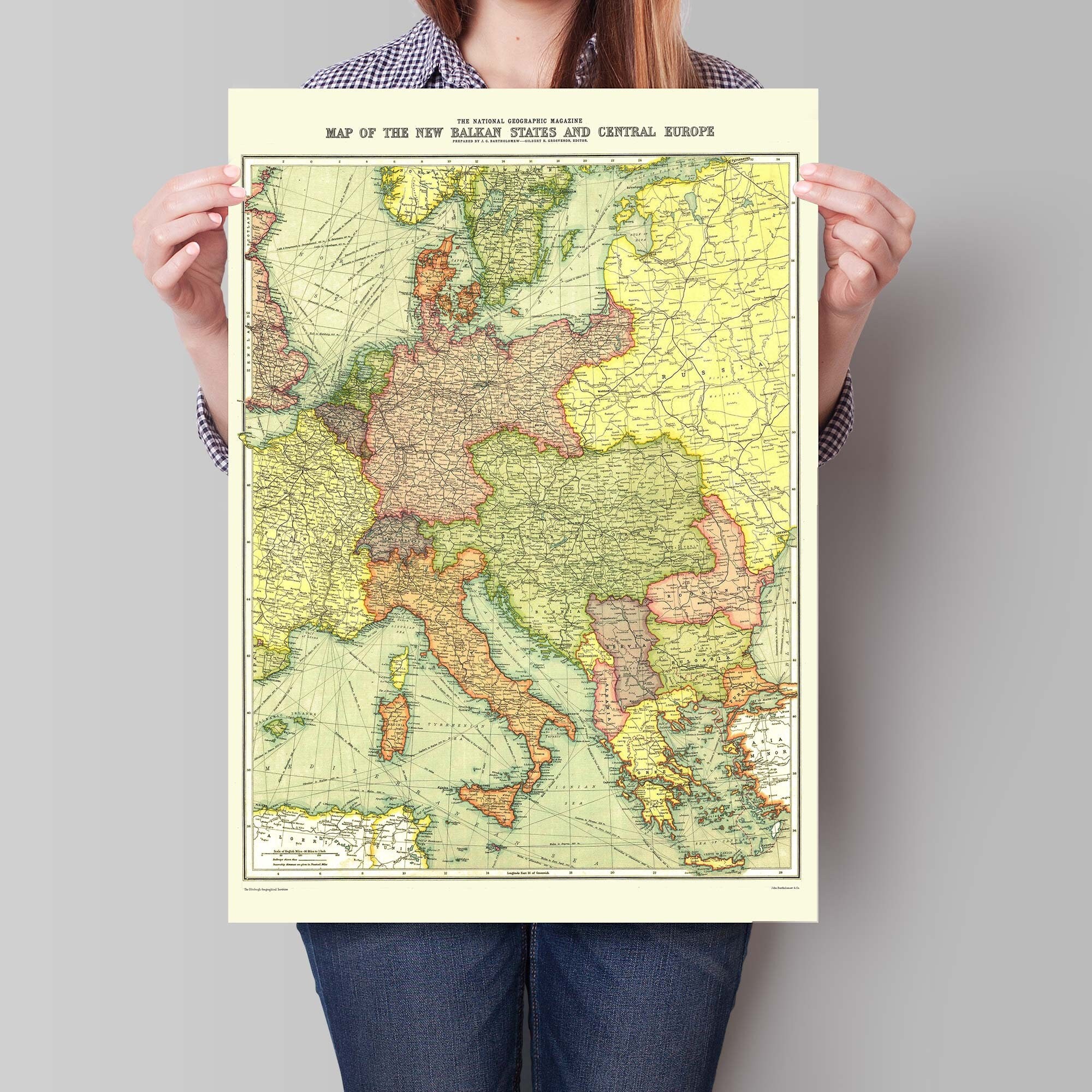 Balkan Peninsula 1914 Outline