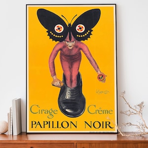 Retro Werbeplakat, Schuhcreme Werbung, Jugendstil Französischer Druck, Leonetto Cappiello Vintage Print