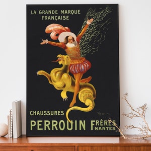Vintage LEONETTO CAPPIELLO Plakat, Mode-Werbung Print, Retro Wandkunst, Jugendstil Französischer Druck